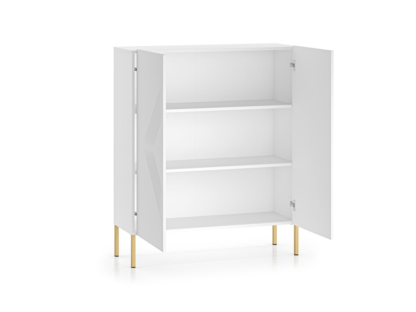 Senkki Clearing FURNLUX CLASSIC, 100x37x120 cm, valkoinen hinta ja tiedot | Olohuoneen kaapit ja lipastot | hobbyhall.fi