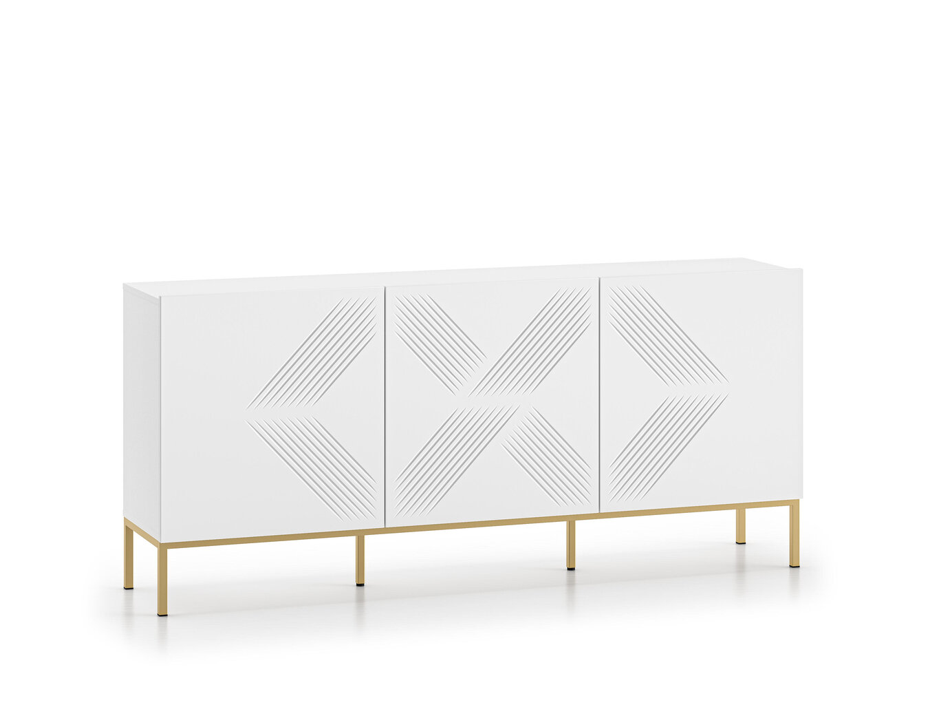 Senkki Clearing FURNLUX CLASSIC, 170x37x77 cm, valkoinen hinta ja tiedot | Olohuoneen kaapit ja lipastot | hobbyhall.fi