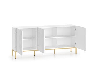 Senkki Clearing FURNLUX CLASSIC, 170x37x77 cm, valkoinen hinta ja tiedot | Olohuoneen kaapit ja lipastot | hobbyhall.fi