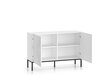 Senkki Clearing FURNLUX CLASSIC, 114x37x77 cm, valkoinen hinta ja tiedot | Olohuoneen kaapit ja lipastot | hobbyhall.fi