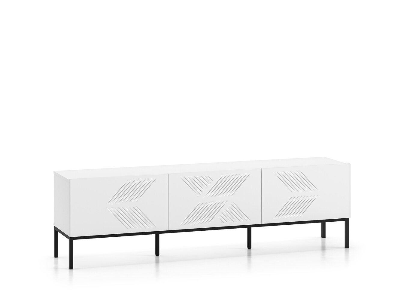 Tv-taso Clearing FURNLUX CLASSIC, 170x37x50 cm, valkoinen hinta ja tiedot | TV-tasot | hobbyhall.fi