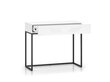 Konsolipöytä Clearing FURNLUX CLASSIC, 92x40x78 cm, valkoinen hinta ja tiedot | Sivupöydät | hobbyhall.fi
