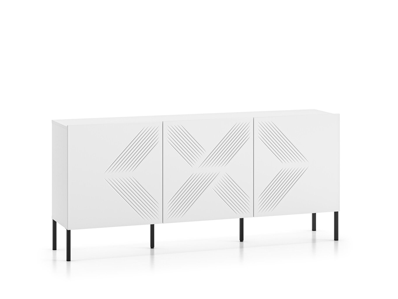 Senkki Clearing FURNLUX CLASSIC, 170x37x77 cm, valkoinen hinta ja tiedot | Olohuoneen kaapit ja lipastot | hobbyhall.fi