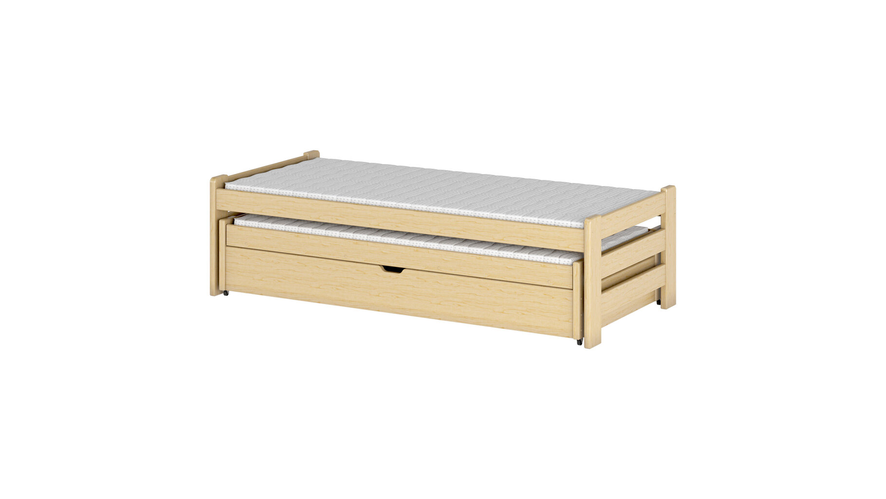 Lastensänky Anis FURNLUX CLASSIC, 88x168x52 cm, beige hinta ja tiedot | Lastensängyt | hobbyhall.fi