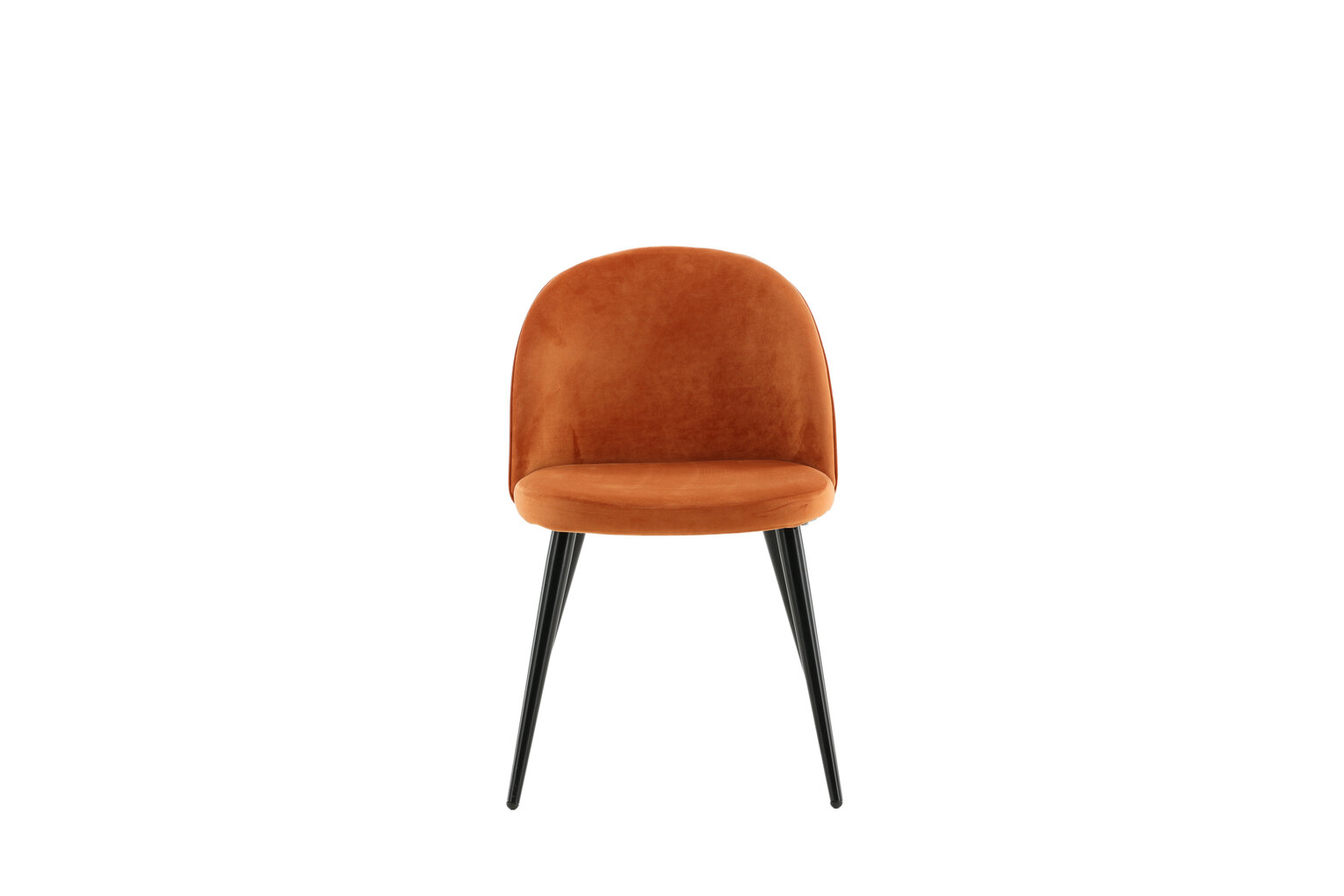 Tuoli Velvet FURNLUX CLASSIC, 50x57x77 cm, oranssi hinta ja tiedot | Ruokapöydän tuolit | hobbyhall.fi