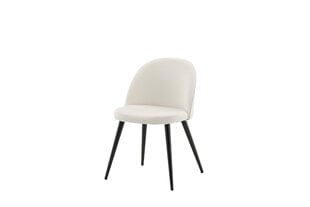 Tuoli Velvet FURNLUX CLASSIC, 50x48x77 cm, valkoinen hinta ja tiedot | Ruokapöydän tuolit | hobbyhall.fi