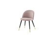 Tuoli Velvet FURNLUX CLASSIC, 50x57x77 cm, vaaleanpunainen hinta ja tiedot | Ruokapöydän tuolit | hobbyhall.fi