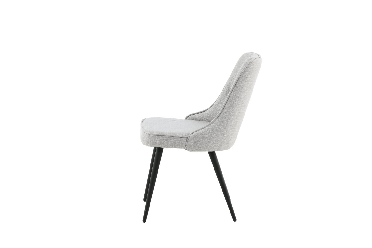 Tuoli Velvet Deluxe FURNLUX CLASSIC, 50x66x89 cm, harmaa hinta ja tiedot | Ruokapöydän tuolit | hobbyhall.fi