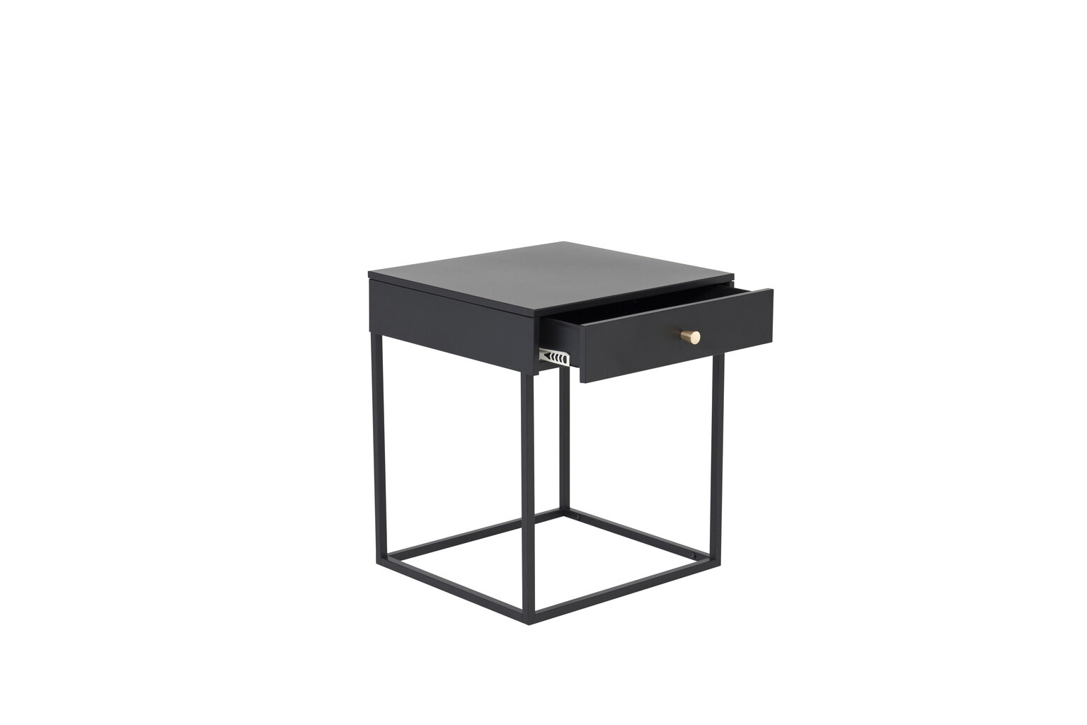 Yöpöytä Bakal FURNLUX CLASSIC, 41x43x50 cm, musta hinta ja tiedot | Yöpöydät | hobbyhall.fi