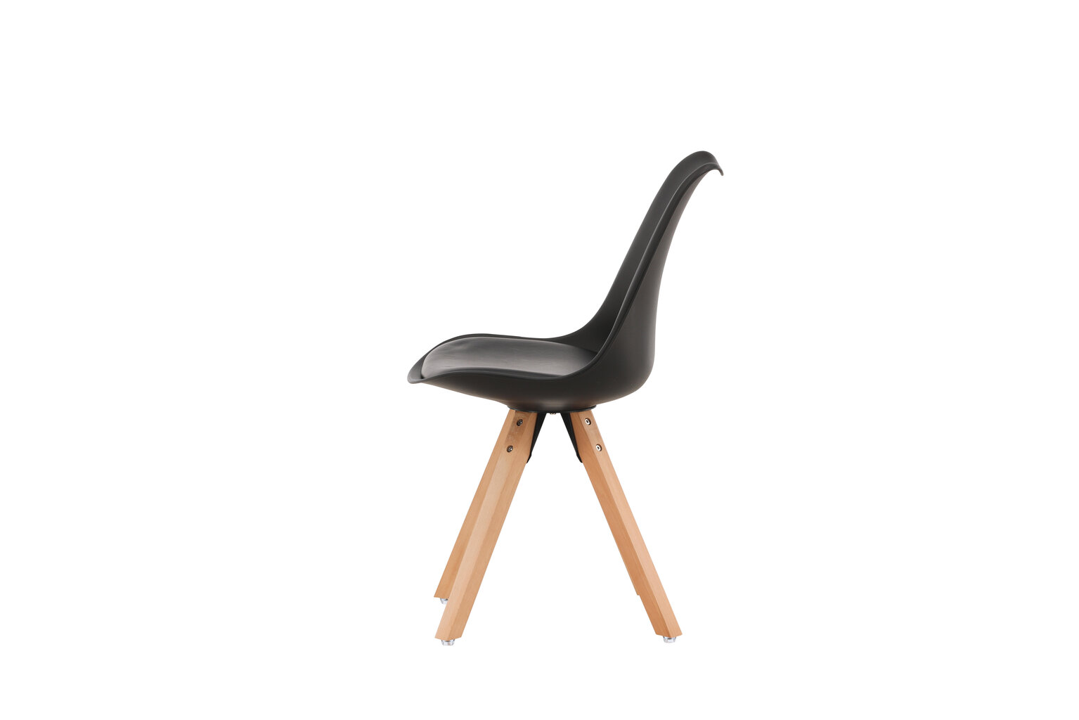Tuoli Zeno FURNLUX CLASSIC, 48x56x84 cm, musta hinta ja tiedot | Ruokapöydän tuolit | hobbyhall.fi