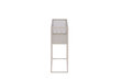 Seinähylly Netz FURNLUX CLASSIC, 110x30x80 cm, beige hinta ja tiedot | Hyllyt | hobbyhall.fi