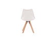 Tuoli Zeno FURNLUX CLASSIC, 48x56x84 cm, valkoinen hinta ja tiedot | Ruokapöydän tuolit | hobbyhall.fi
