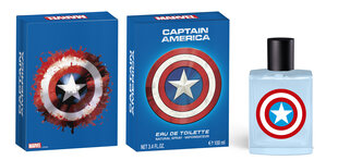 Marvel Captain America EDT pojille 100ml hinta ja tiedot | Lasten hajusteet | hobbyhall.fi