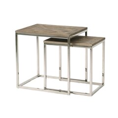 Sivupöytä Glamour FURNLUX PREMIUM, 55x45x36 cm, ruskea hinta ja tiedot | Sohvapöydät | hobbyhall.fi