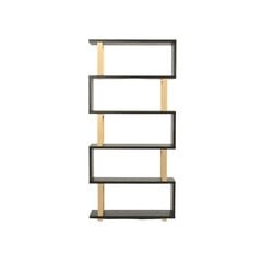 Vitriini Seville FURNLUX PREMIUM, 90x35x188 cm, musta hinta ja tiedot | Vitriinit | hobbyhall.fi