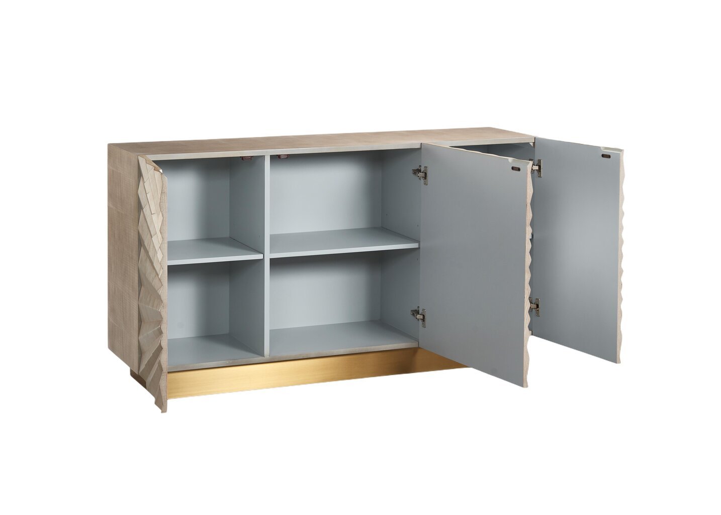 Senkki Stilig FURNLUX PREMIUM, 150x40x82 cm, kultainen hinta ja tiedot | Olohuoneen kaapit ja lipastot | hobbyhall.fi