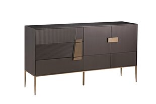 Senkki Stilig FURNLUX PREMIUM, 160x40x86 cm, harmaa hinta ja tiedot | Olohuoneen kaapit ja lipastot | hobbyhall.fi