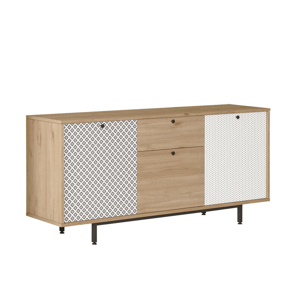 Senkki Crea FURNLUX CLASSIC, 160x45x74 cm, beige hinta ja tiedot | Olohuoneen kaapit ja lipastot | hobbyhall.fi