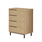 Lipasto Ocean FURNLUX CLASSIC, 75x45x95 cm, vaaleabeige hinta ja tiedot | Lipastot | hobbyhall.fi