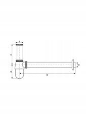 KYLPYHUONEEN PESUALLAS PUOLISIFONI KROMI KIERRE 5/4 " 32 MM METALLIA hinta ja tiedot | Vesilukot | hobbyhall.fi