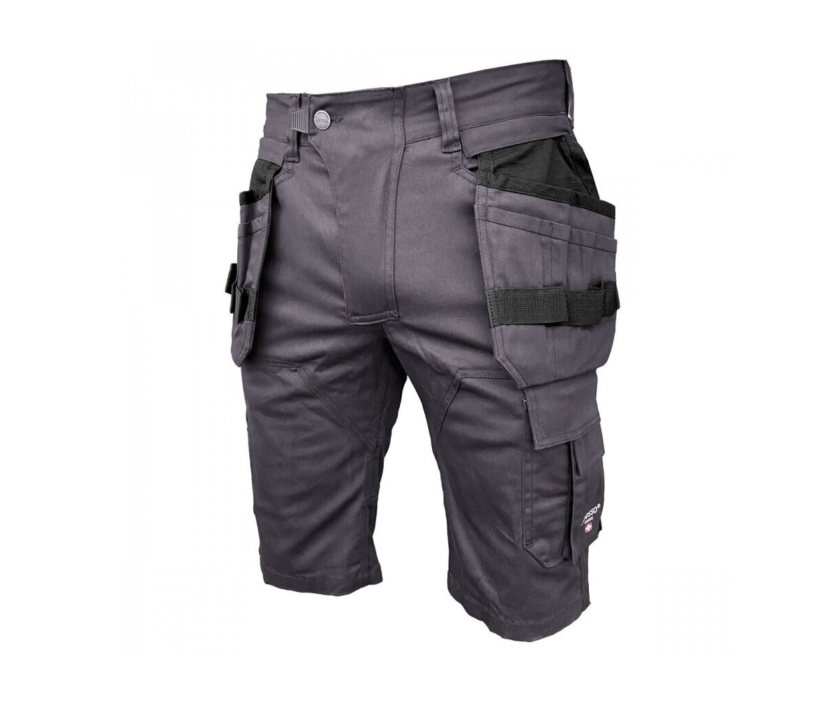 Pesso Twill Stretch Work shortsit, harmaa hinta ja tiedot | Työvaatteet | hobbyhall.fi