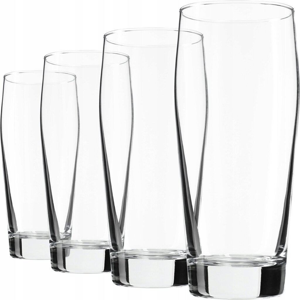 Olutmuki 510ml Glass Tall Glass Mukisarja 4 kpl hinta ja tiedot | Lasit, mukit ja kannut | hobbyhall.fi