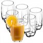 6x Juice Drink Glasses 420ml Lasisarja Tall Glasses hinta ja tiedot | Lasit, mukit ja kannut | hobbyhall.fi