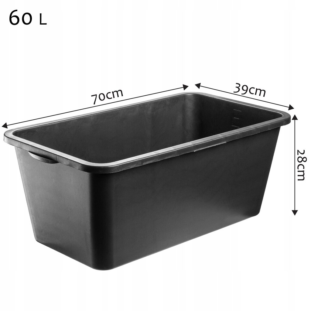 Kasta Container Kastra Construction Box 60 L hinta ja tiedot | Käsityökalut | hobbyhall.fi