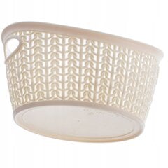 Basket Basket Container Cream 1,5L Basket Box hinta ja tiedot | Säilytyslaatikot ja -korit | hobbyhall.fi