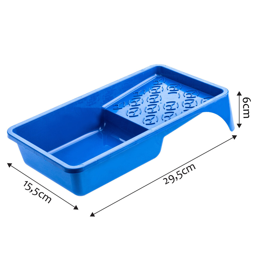 Maalausalusta telalle Maali 160mm Sininen 3 kpl hinta ja tiedot | Maalaustarvikkeet | hobbyhall.fi