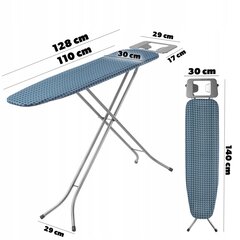 Silityslauta 110x30cm kokoontaitettava tavallisella silitysraudalla hinta ja tiedot | Silityslaudat | hobbyhall.fi