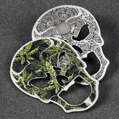 Olutpullon korkin avaaja Skull Metal hinta ja tiedot | Keittiövälineet | hobbyhall.fi