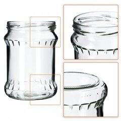 8x Lasipurkki 500ml Mason Jars Jar Hunajahillo Kurkkumehu hinta ja tiedot | Säilöntä | hobbyhall.fi