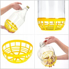 6x Wine Carboy 5L Balloon Lady In Basket -viinipullo + sulkeminen hinta ja tiedot | Keittiövälineet | hobbyhall.fi