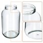 8x Jar Glass Jar 4L Purkit kurkkutinktuureille + Caps Fi100 hinta ja tiedot | Säilöntä | hobbyhall.fi