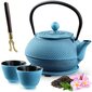 Herb Tea Infuser, valurautainen teekannu, 850 ml, Blue Cup Jug hinta ja tiedot | Kahvipannut ja teekannut | hobbyhall.fi