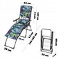 Deckchair Garden Beach Chair 2in1 hinta ja tiedot | Aurinkotuolit | hobbyhall.fi