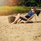 Puinen kokoontaittuva Beach Garden aurinkotuoli hinta ja tiedot | Aurinkotuolit | hobbyhall.fi