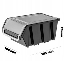 Säiliön hiekkavarasto 155x100mm 20x hinta ja tiedot | Työkalupakit ja muu työkalujen säilytys | hobbyhall.fi