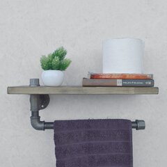 Pyyheteline Kalune Design BoruRaf035, ruskea / musta hinta ja tiedot | Kylpyhuoneen sisustus | hobbyhall.fi