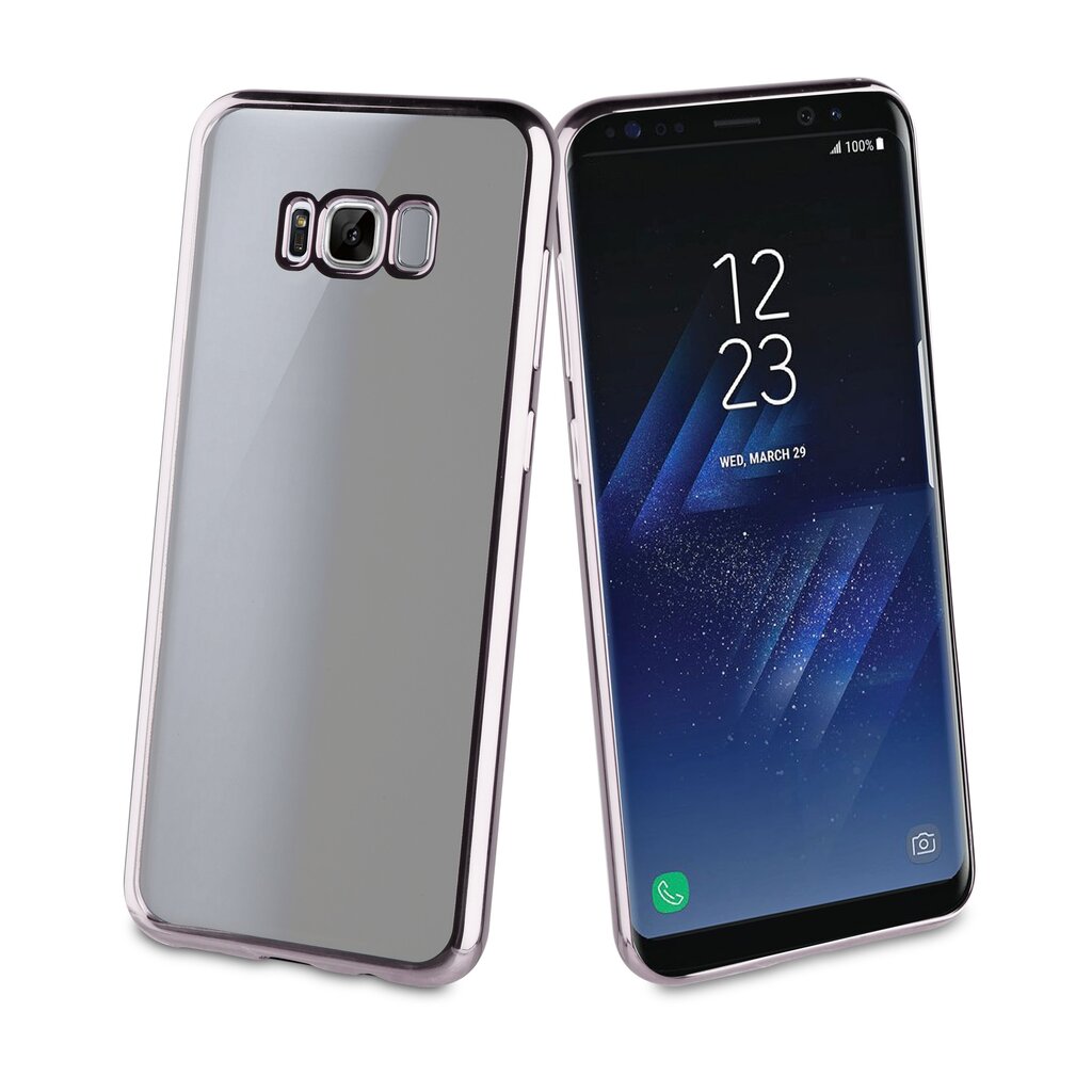 Samsung Galaxy S8+ cover Coque Blindg by Muvit Titanium hinta ja tiedot | Puhelimen kuoret ja kotelot | hobbyhall.fi