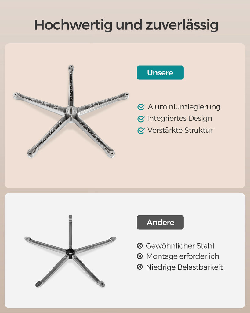 Työtuoli Songmics, 70x70x127cm, musta hinta ja tiedot | Toimistotuolit | hobbyhall.fi