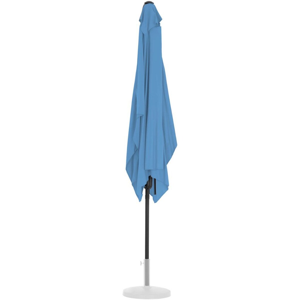 Suorakulmainen puutarhasateenvarjo kahvalla, Uniprodo UNI_UMBRELLA_SQ2030BO_N1, 200 cm. x 300 cm., tiilenpunainen hinta ja tiedot | Aurinkovarjot ja markiisit | hobbyhall.fi