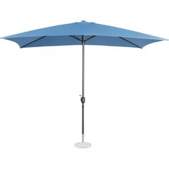 Suorakulmainen puutarhasateenvarjo kahvalla, Uniprodo UNI_UMBRELLA_SQ2030BO_N1, 200 cm. x 300 cm., tiilenpunainen hinta ja tiedot | Aurinkovarjot ja markiisit | hobbyhall.fi