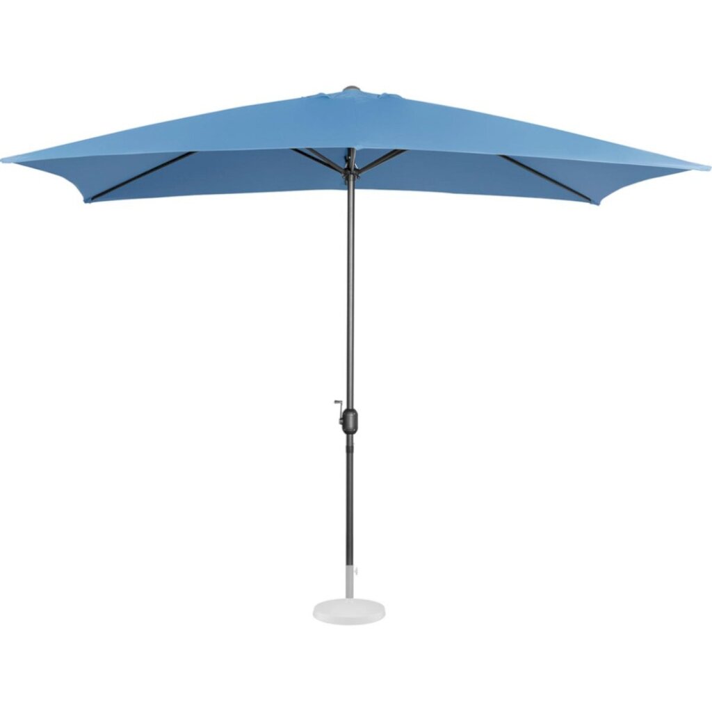 Suorakulmainen puutarhasateenvarjo kahvalla, Uniprodo UNI_UMBRELLA_SQ2030BO_N1, 200 cm. x 300 cm., tiilenpunainen hinta ja tiedot | Aurinkovarjot ja markiisit | hobbyhall.fi