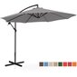 Puutarhasateenvarjo sivukallistuksella, UNI_UMBRELLA_2R300GR_N1, 300 cm. halkaisija, harmaa hinta ja tiedot | Aurinkovarjot ja markiisit | hobbyhall.fi