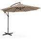 Puutarhasateenvarjo sivukallistuksella, UNI_UMBRELLA_2R300GR_N1, 300 cm. halkaisija, harmaanruskea hinta ja tiedot | Aurinkovarjot ja markiisit | hobbyhall.fi