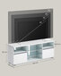 TV-taso Songmics, 40x160x60 cm, valkoinen hinta ja tiedot | TV-tasot | hobbyhall.fi