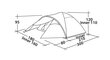 Teltta Easy Camp Quasar 300, sininen hinta ja tiedot | Teltat | hobbyhall.fi