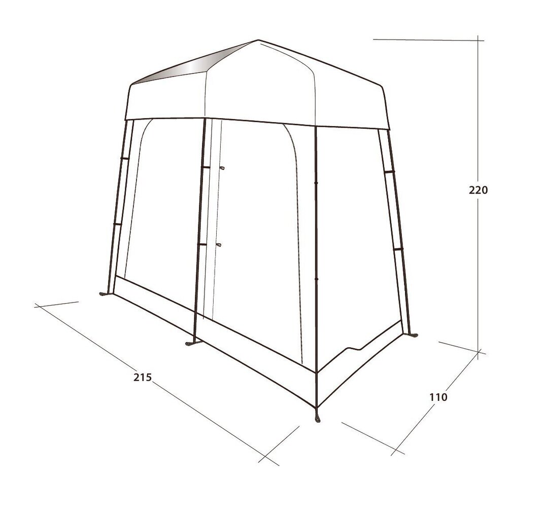 Suihkuteltta Outwell Outwell Seahaven Double hinta ja tiedot | Teltat | hobbyhall.fi